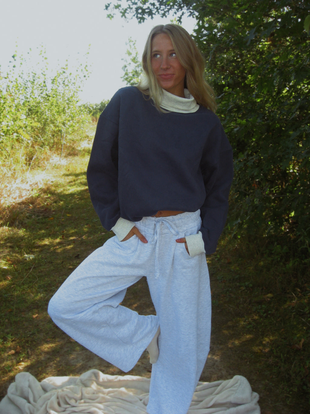 Midnight Mock Neck
