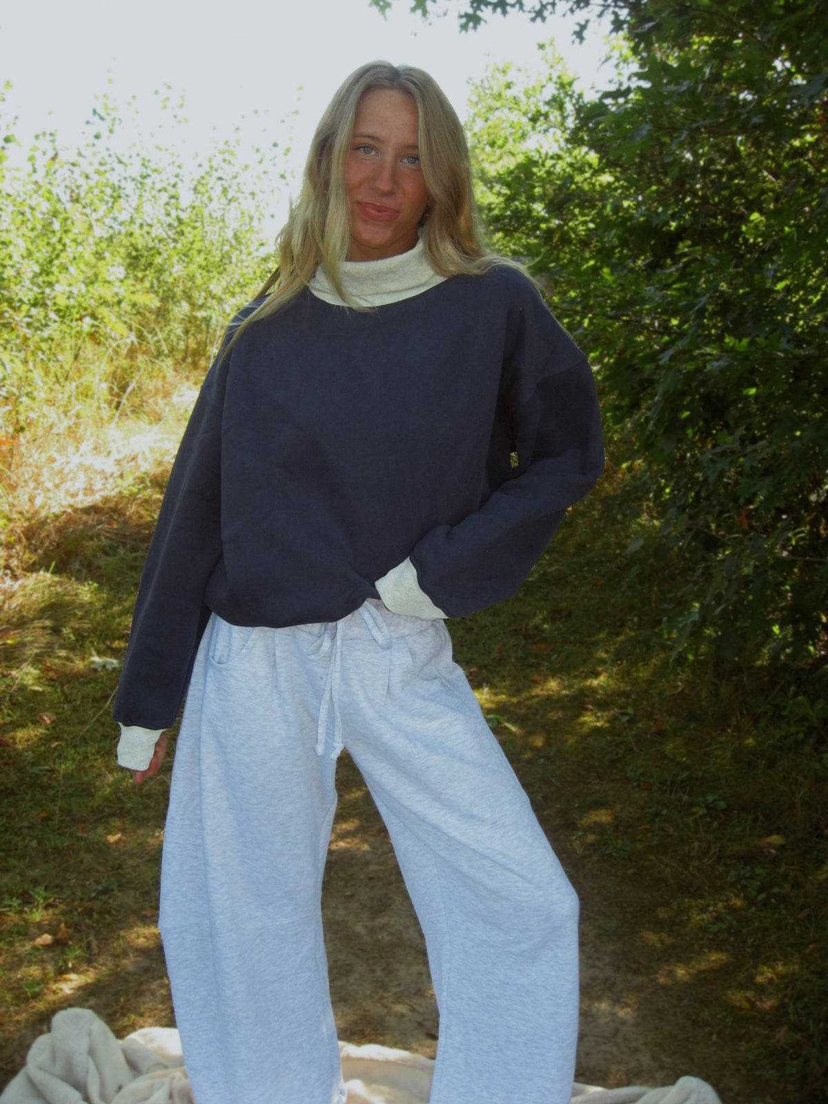 Midnight Mock Neck