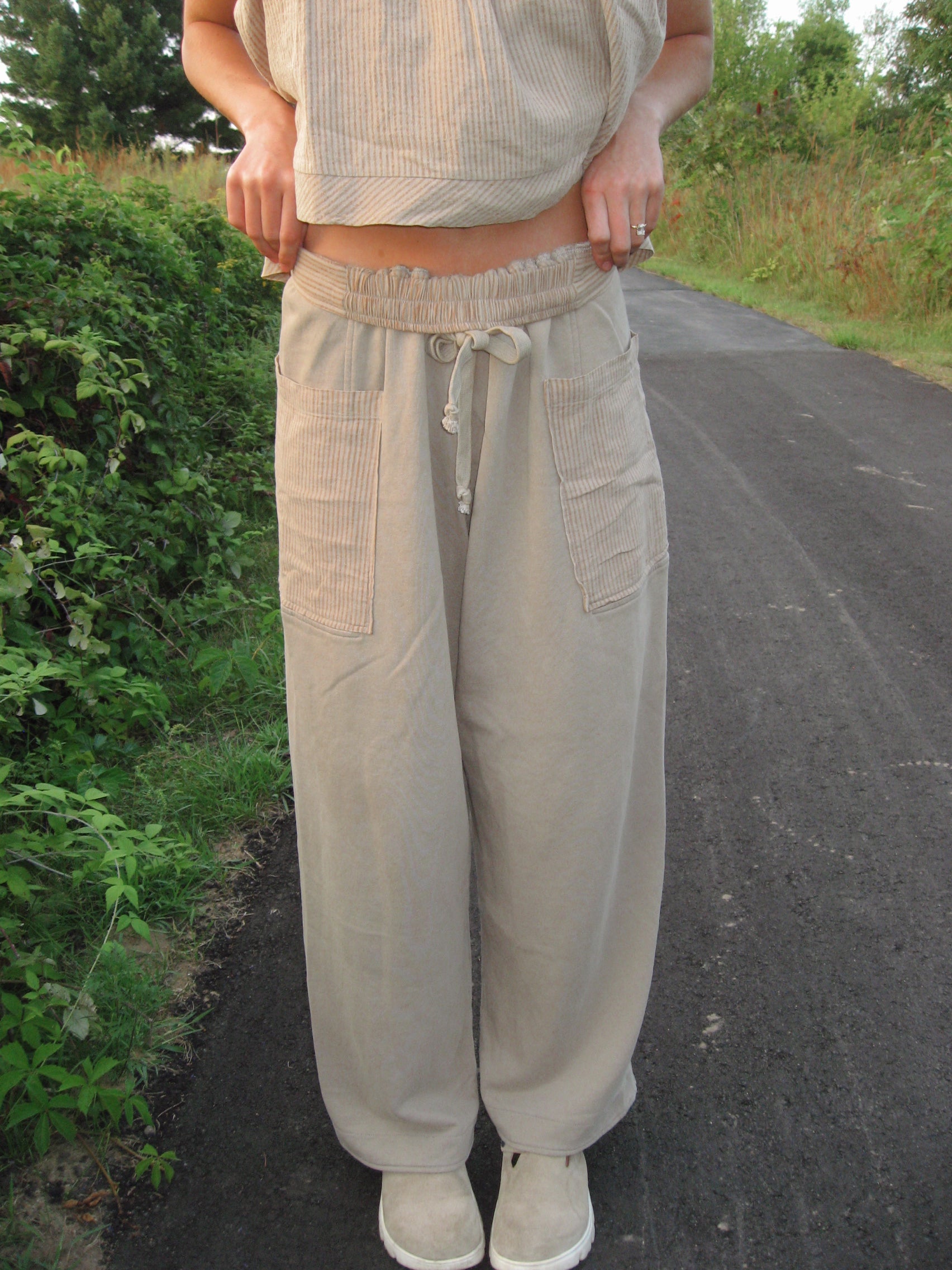 Stone Cargo Pants