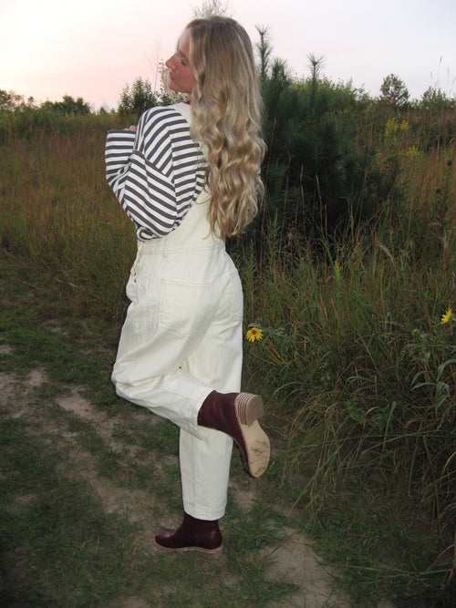 Harvest Cropped Overalls